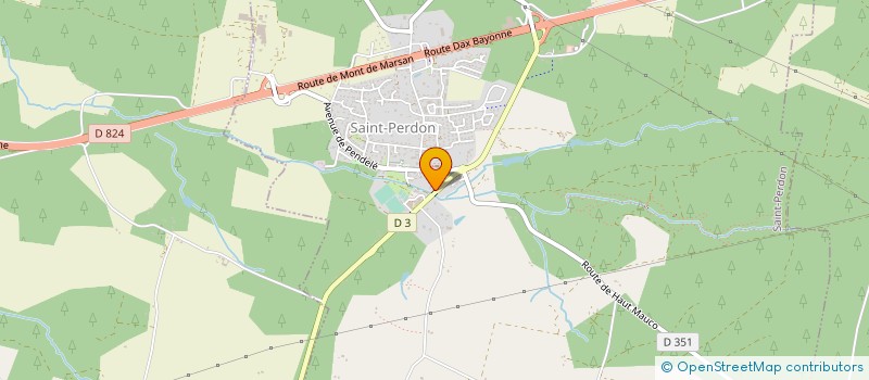 localisation de l'entreprise MONSIEUR LUDOVIC PASTOR  SAINT-PERDON