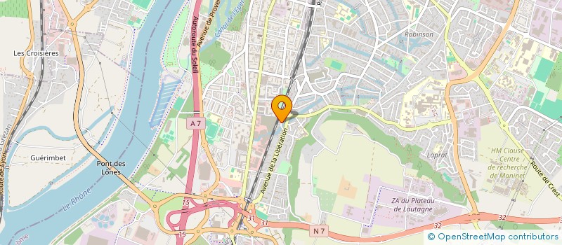 localisation de l'entreprise MONSIEUR LUDOVIC PATOUILLARD  VALENCE