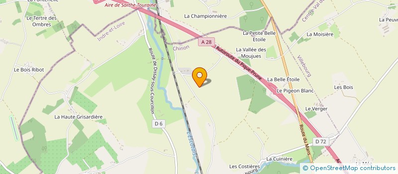 localisation de l'entreprise MONSIEUR LUDOVIC PAUL  MONTBAZON