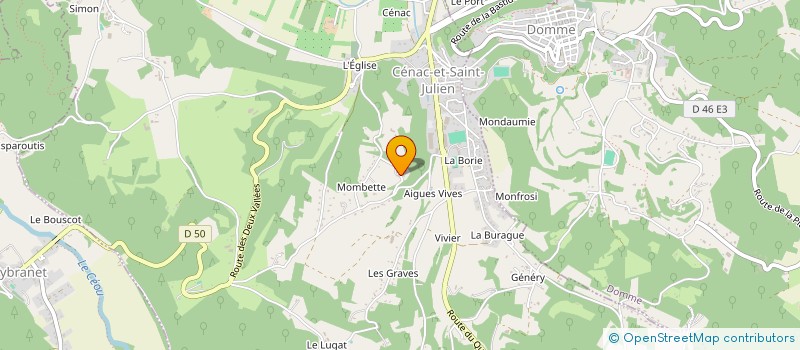 localisation de l'entreprise MONSIEUR LUDOVIC PAULES  CENAC-ET-SAINT-JULIEN