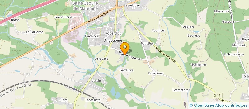 localisation de l'entreprise MONSIEUR LUDOVIC PAULUS  SAINT-GEOURS-DE-MAREMNE