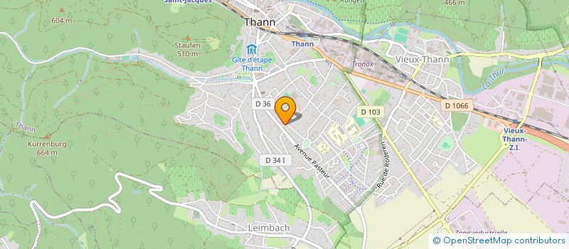 localisation de l'entreprise MONSIEUR LUDOVIC PAWLIKOWSKI  THANN