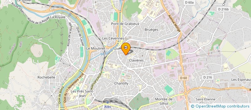 localisation de l'entreprise MONSIEUR LUDOVIC PAYET  ALES