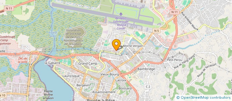 localisation de l'entreprise MONSIEUR LUDOVIC PEDURAND  LES ABYMES