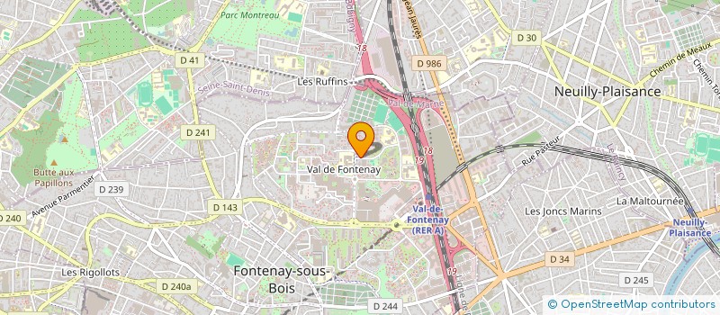 localisation de l'entreprise MONSIEUR LUDOVIC PELISSIER  FONTENAY-SOUS-BOIS