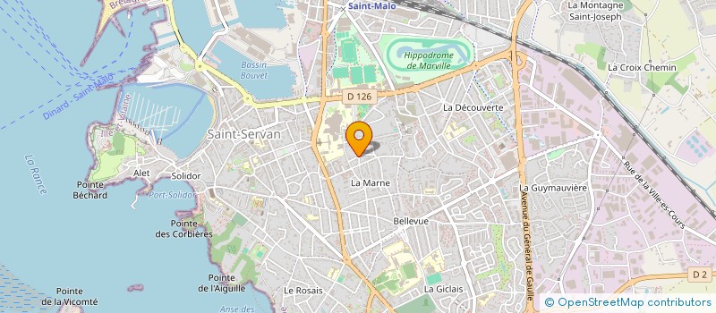 localisation de l'entreprise MONSIEUR LUDOVIC PELLET  SAINT-MALO