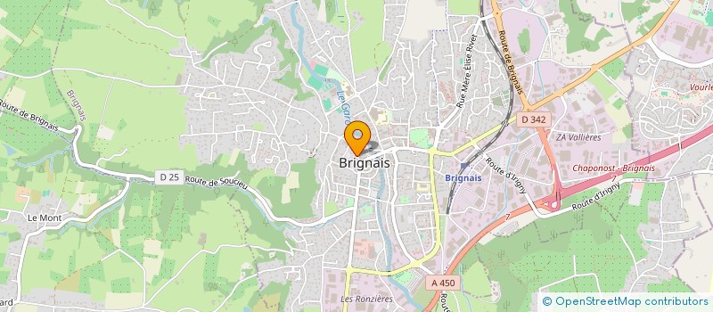 localisation de l'entreprise MONSIEUR LUDOVIC PELLETIER  BRIGNAIS