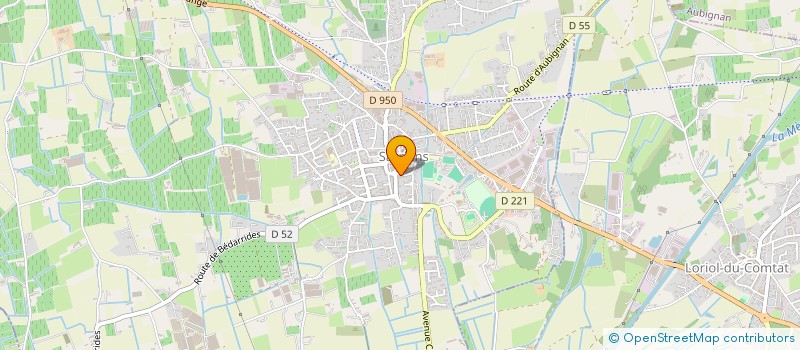 localisation de l'entreprise MONSIEUR LUDOVIC PELLISSIER  SARRIANS