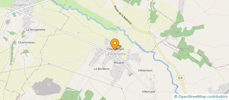 localisation de l'entreprise MONSIEUR LUDOVIC PENAUD à LA ROCHETTE