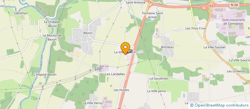 localisation de l'entreprise MONSIEUR LUDOVIC PENDU  ARRADON