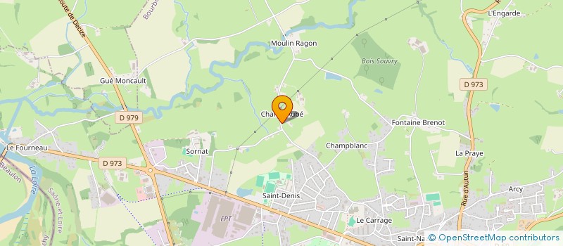 localisation de l'entreprise MONSIEUR LUDOVIC PERALEDA NAVA  BOURBON LANCY