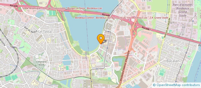 localisation de l'entreprise MONSIEUR LUDOVIC PEREZ  BORDEAUX