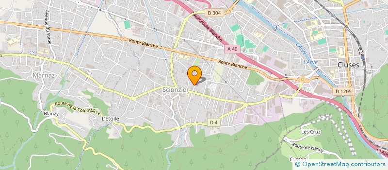 localisation de l'entreprise MONSIEUR LUDOVIC PERIERS  SCIONZIER