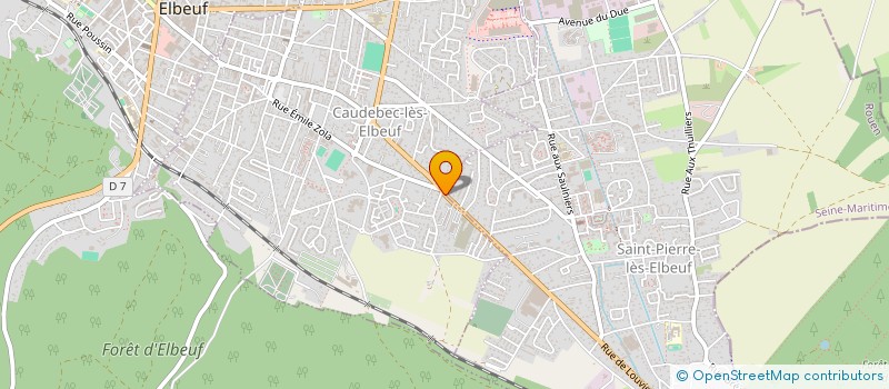 localisation de l'entreprise MONSIEUR LUDOVIC PERNEL  CAUDEBEC-LES-ELBEUF