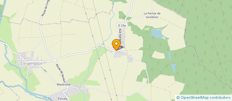 localisation de l'entreprise MONSIEUR LUDOVIC PERNIN  CORGENGOUX