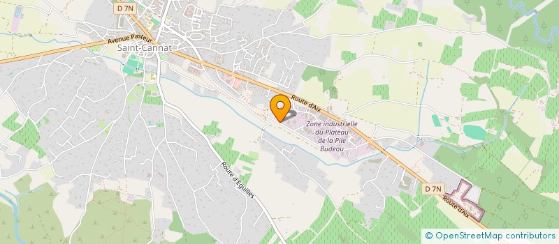 localisation de l'entreprise MONSIEUR LUDOVIC PERONI  SAINT-CANNAT