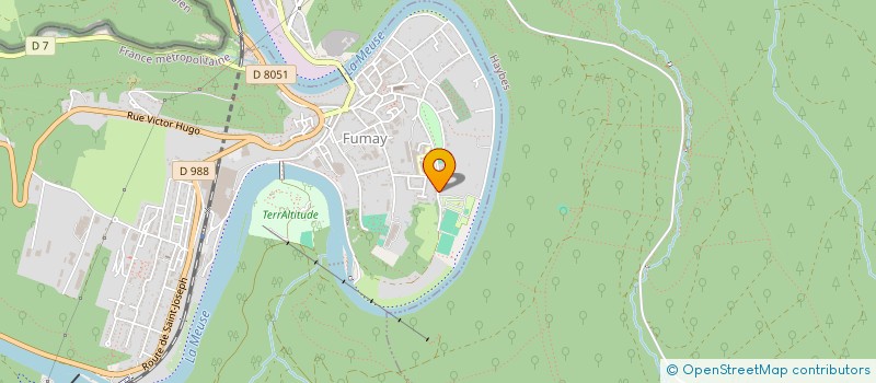 localisation de l'entreprise MONSIEUR LUDOVIC PFLIER  FUMAY