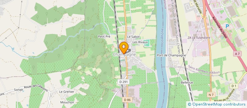 localisation de l'entreprise MONSIEUR LUDOVIC PHILIBERT  PEYRAUD