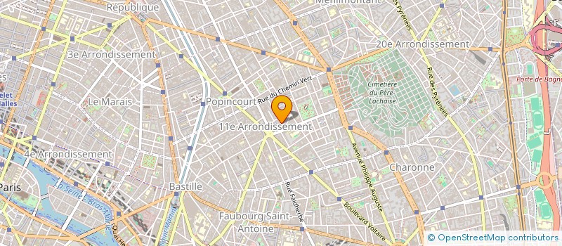 localisation de l'entreprise MONSIEUR LUDOVIC PIERRE à PARIS