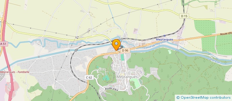 localisation de l'entreprise MONSIEUR LUDOVIC PILLIER  MEYRARGUES