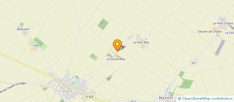 localisation de l'entreprise MONSIEUR LUDOVIC PINAULT à CRAVANT