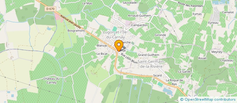 localisation de l'entreprise MONSIEUR LUDOVIC PINEAU  LUGON-ET-L'ILE-DU-CARNAY