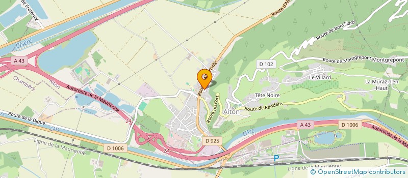 localisation de l'entreprise MONSIEUR LUDOVIC PINOT  AITON