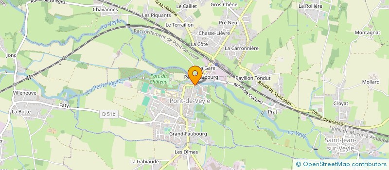 localisation de l'entreprise MONSIEUR LUDOVIC PIQUERAS à PONT-DE-VEYLE