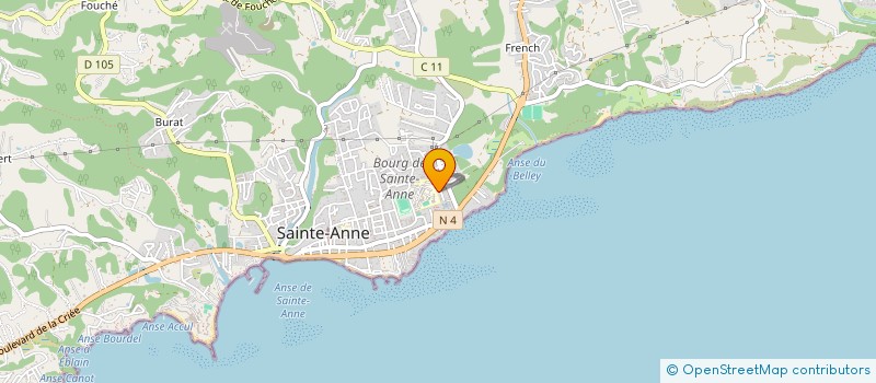 localisation de l'entreprise MONSIEUR LUDOVIC PIQUET  SAINTE-ANNE