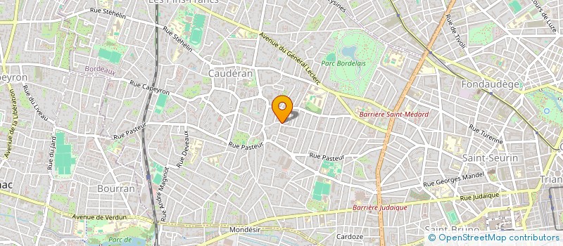 localisation de l'entreprise MONSIEUR LUDOVIC PLANTARD à BORDEAUX