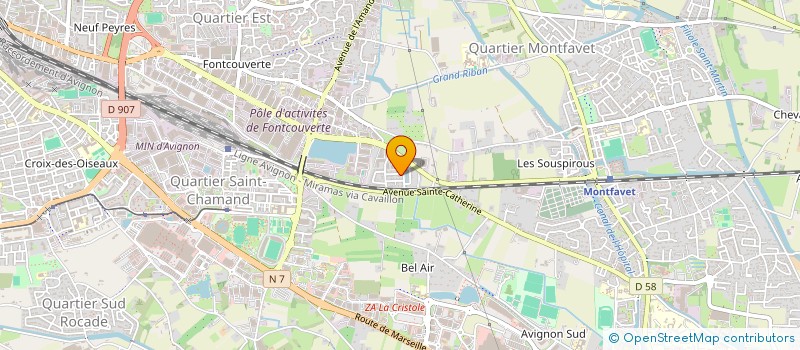 localisation de l'entreprise MONSIEUR LUDOVIC PLAUCHUT  AVIGNON