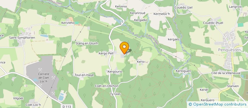 localisation de l'entreprise MONSIEUR LUDOVIC PLESSIS  INZINZAC-LOCHRIST