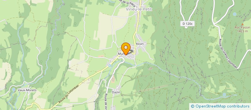 localisation de l'entreprise MONSIEUR LUDOVIC PLICHON  ARVIERE-EN-VALROMEY