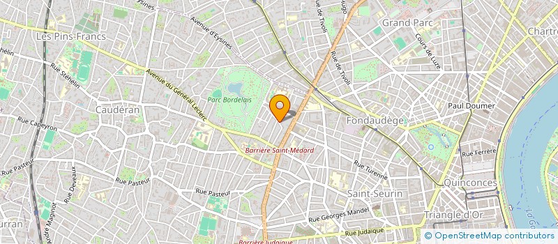 localisation de l'entreprise MONSIEUR LUDOVIC POCHARD  BORDEAUX