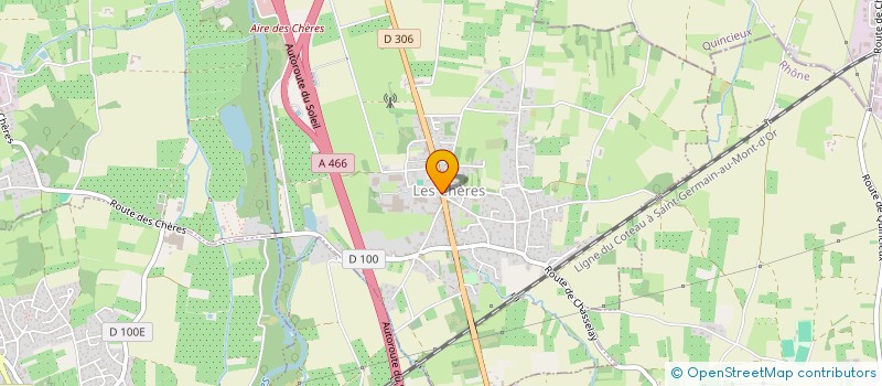 localisation de l'entreprise MONSIEUR LUDOVIC POIRETTE  LES CHERES