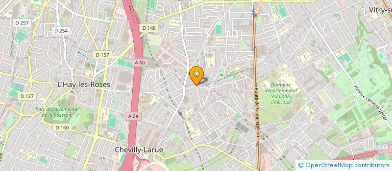 localisation de l'entreprise MONSIEUR LUDOVIC POISSON  L'HAY-LES-ROSES