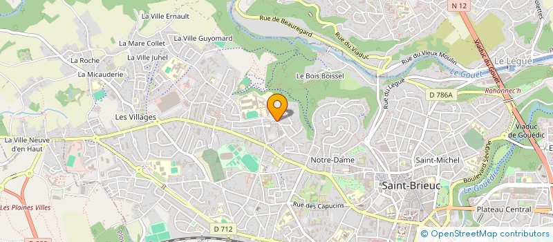 localisation de l'entreprise MONSIEUR LUDOVIC POLLET à SAINT-BRIEUC