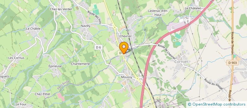 localisation de l'entreprise MONSIEUR LUDOVIC POLLET  CORNIER