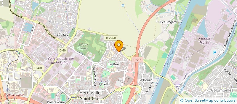 localisation de l'entreprise MONSIEUR LUDOVIC POTEL à HEROUVILLE-SAINT-CLAIR