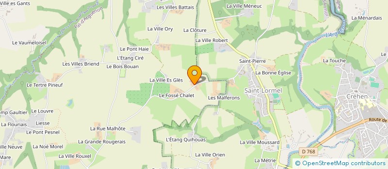 localisation de l'entreprise MONSIEUR LUDOVIC POULINE  PLUDUNO