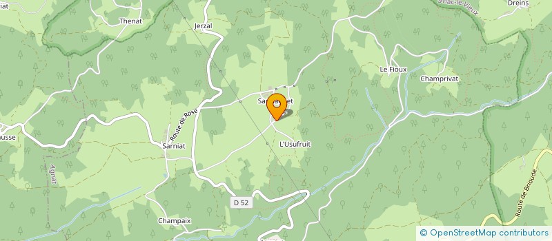 localisation de l'entreprise MONSIEUR LUDOVIC POUMEROL  AGNAT