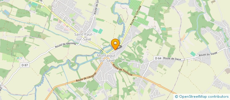 localisation de l'entreprise MONSIEUR LUDOVIC PRADEL  MONTAIGUT-SUR-SAVE
