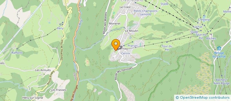 localisation de l'entreprise MONSIEUR LUDOVIC PREAT  COHENNOZ