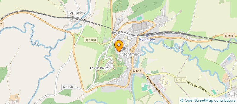 localisation de l'entreprise MONSIEUR LUDOVIC PRESTAT à MONTMEDY