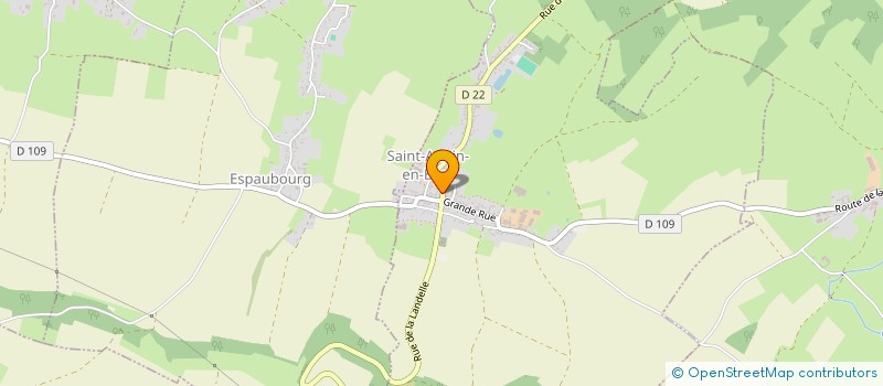 localisation de l'entreprise MONSIEUR LUDOVIC PREVOT  SAINT-AUBIN-EN-BRAY