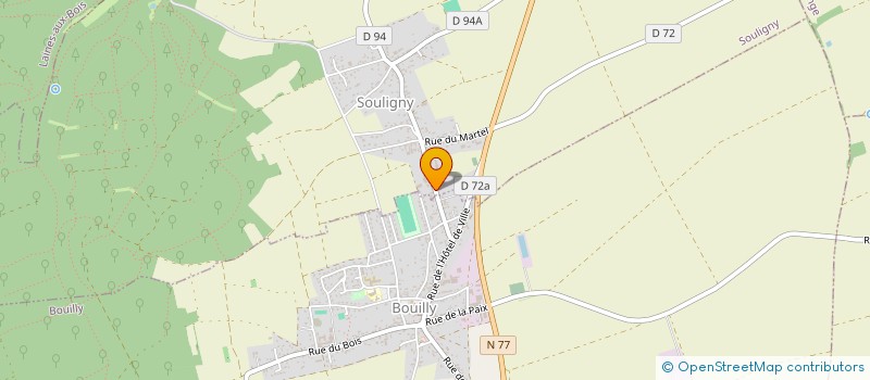 localisation de l'entreprise MONSIEUR LUDOVIC PREVOT  SOULIGNY