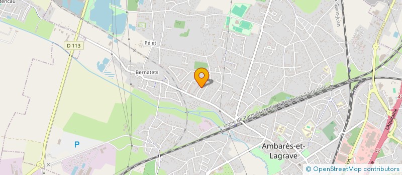 localisation de l'entreprise MONSIEUR LUDOVIC PROUX à AMBARES-ET-LAGRAVE