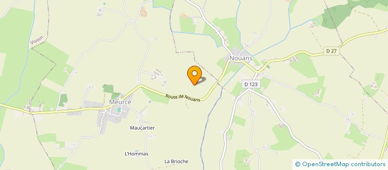 localisation de l'entreprise MONSIEUR LUDOVIC PROVOST  SEGRIE