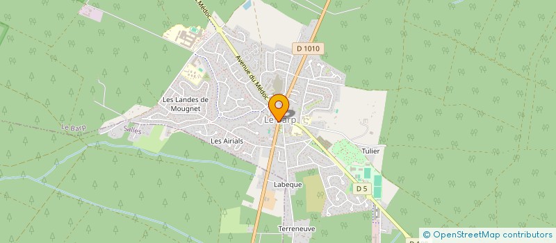 localisation de l'entreprise MONSIEUR LUDOVIC PUICHAULT  LE BARP