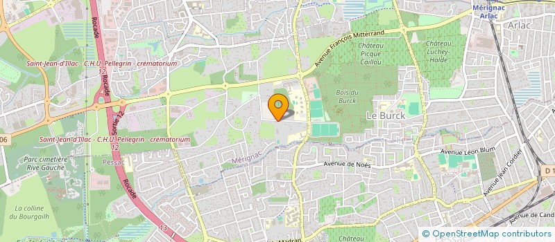 localisation de l'entreprise MONSIEUR LUDOVIC QUENET  MERIGNAC